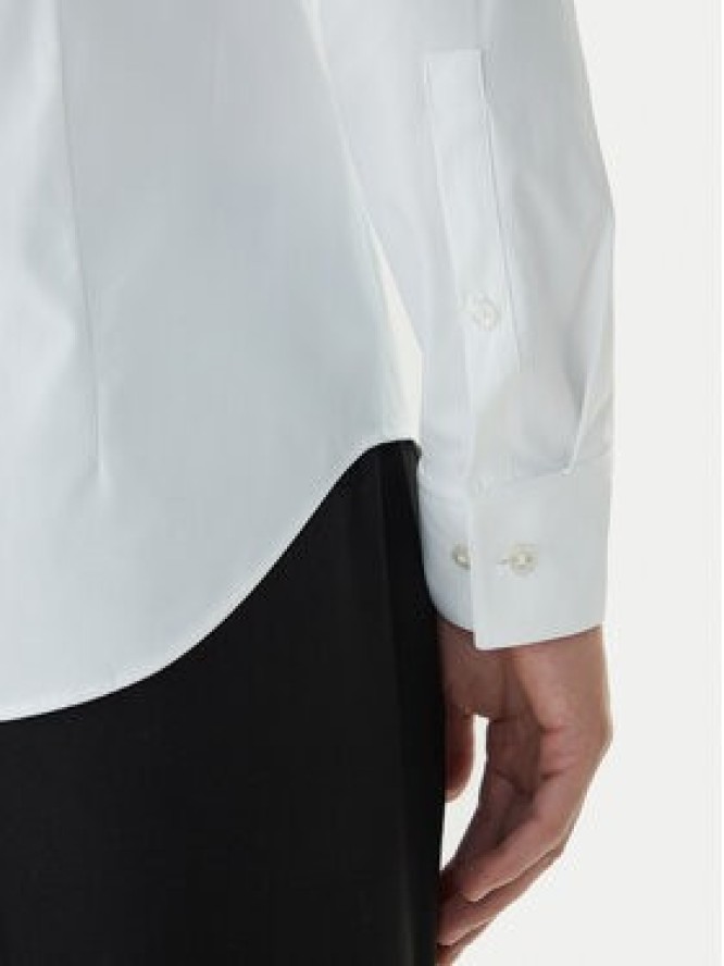 Calvin Klein Koszula LV019EU025 Biały Slim Fit