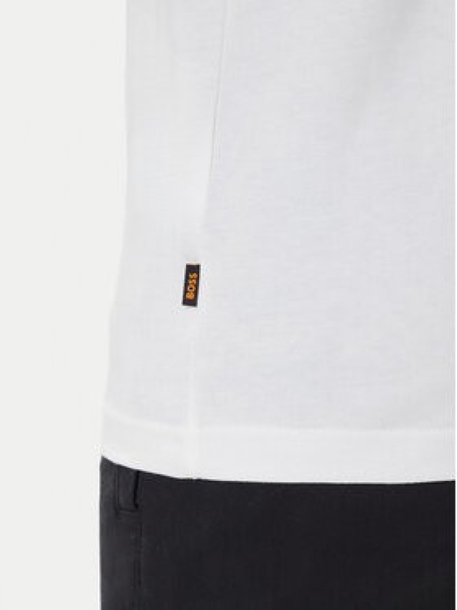 BOSS T-Shirt Te_Animali 50546362 Biały Regular Fit