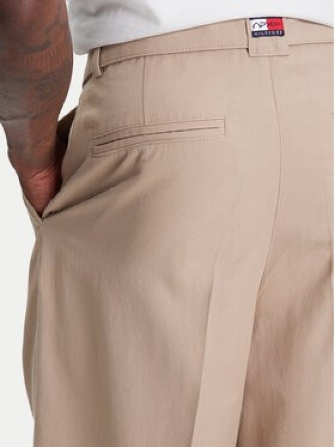 Tommy Hilfiger Spodnie materiałowe F1 Movie Public MW0MW41373 Beżowy Straight Fit