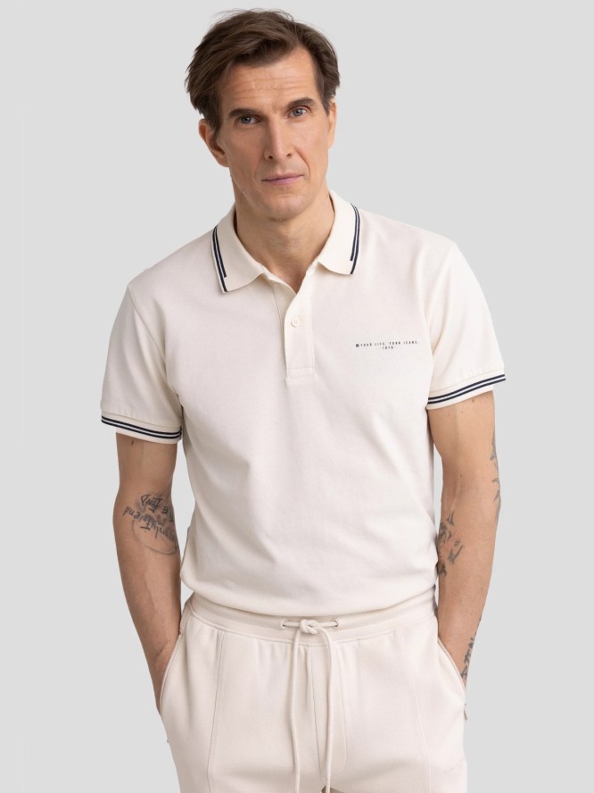 Koszulka męska polo kremowa Wladym 103