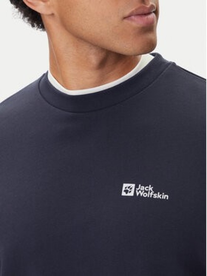 Jack Wolfskin Bluza Essential A63843 Granatowy Regular Fit