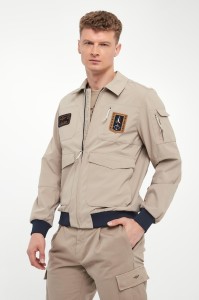 Kurtka męska z kołnierzem AERONAUTICA MILITARE