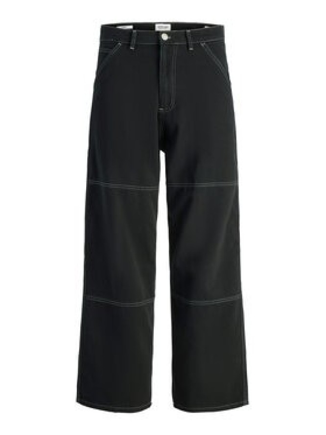 Jack & Jones Spodnie materiałowe Owen 12273515 Czarny Baggy Fit