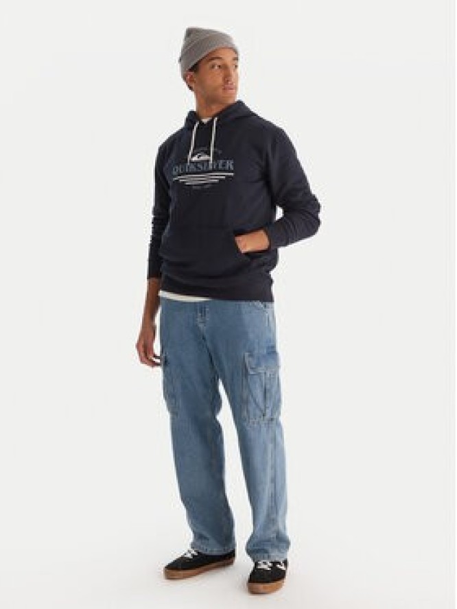 Quiksilver Bluza Screen Fleece Classic EQYFT05137 Granatowy Regular Fit