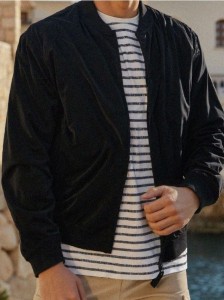 Kurtka bomberka - czarny