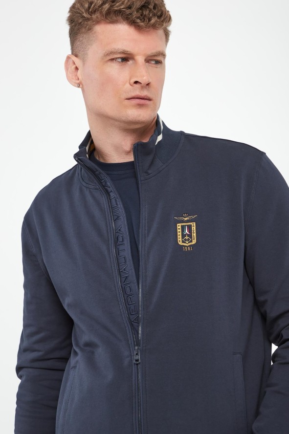 Bluza męska ze stójką AERONAUTICA MILITARE