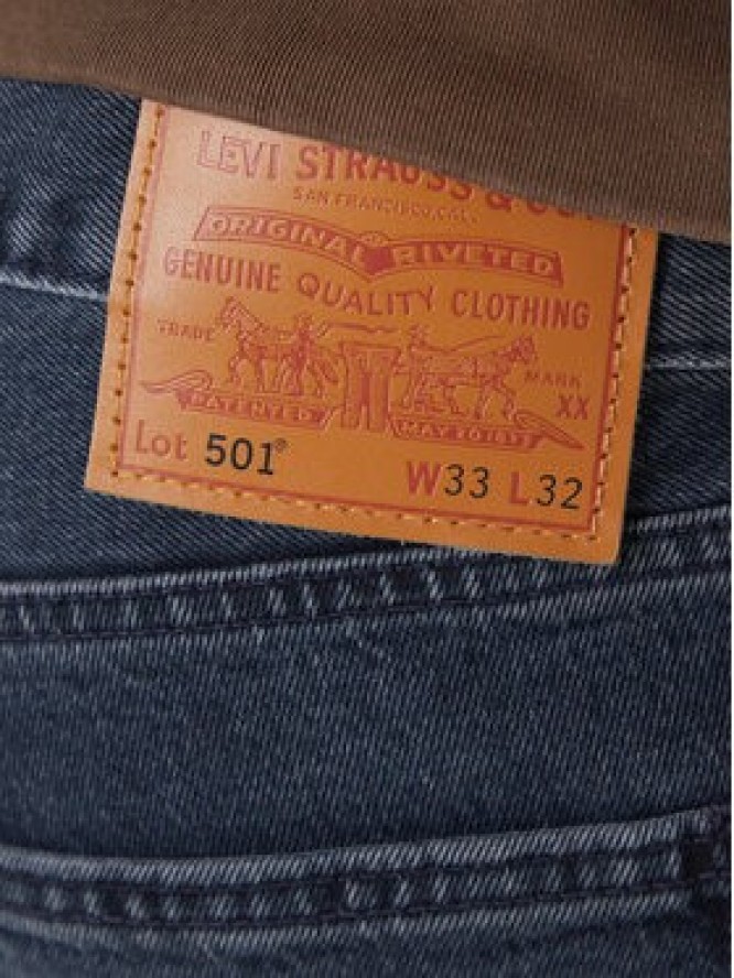 Levi's® Jeansy 501® 00501-3473 Granatowy Straight Fit