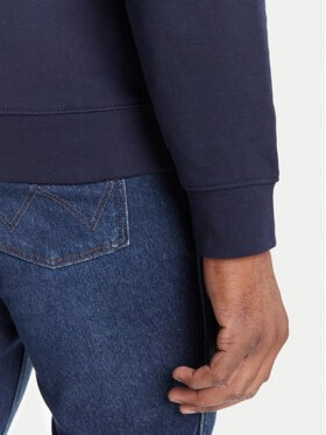 Wrangler Bluza Sign Off 112350534 Granatowy Regular Fit