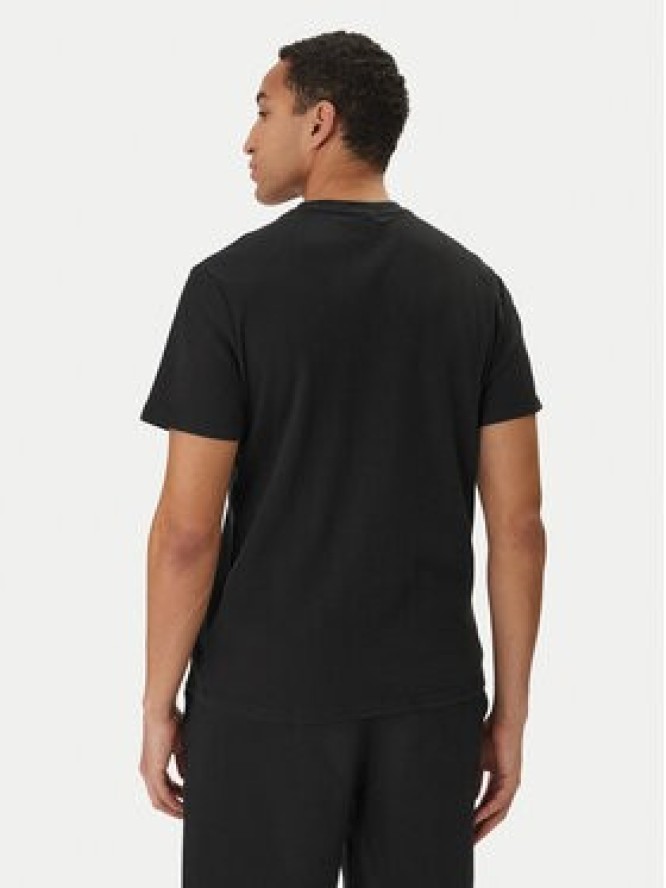 Calvin Klein Jeans T-Shirt Waffle Badge LV04RD008G Czarny Regular Fit