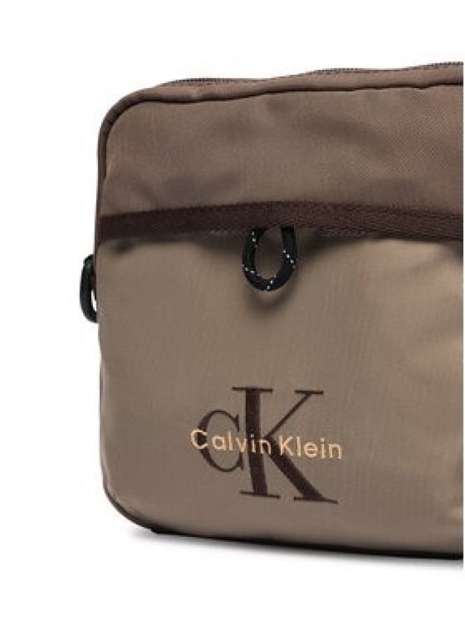 Calvin Klein Saszetka Bold Clrblk Square Crossobdy LV04D3519G Brązowy