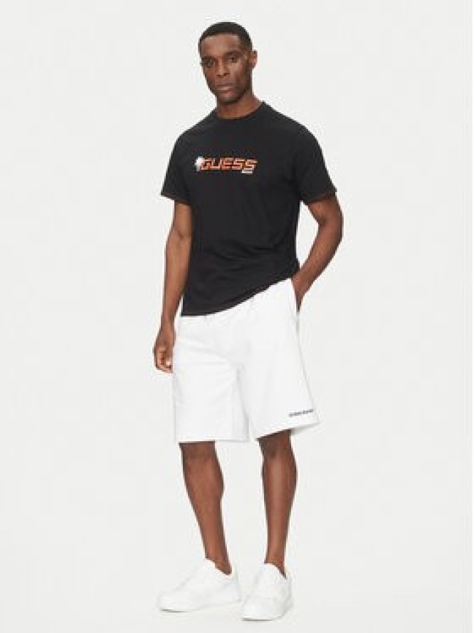 Guess Jeans Szorty sportowe M5GD49 KCPR1 Biały Regular Fit