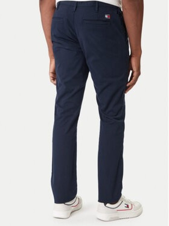 Tommy Jeans Spodnie materiałowe DM0DM22404 Granatowy Regular Fit