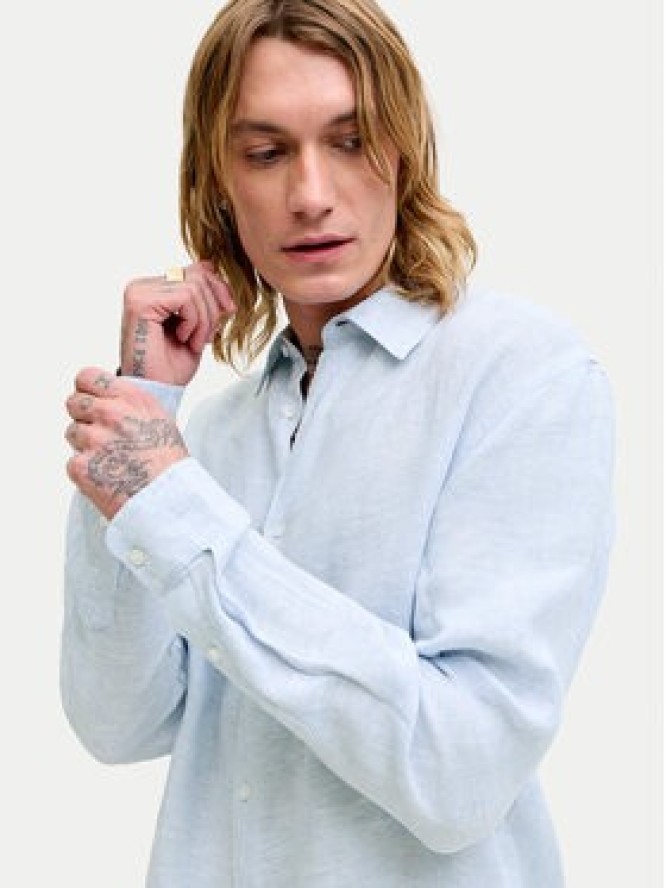 Jack & Jones Koszula Lawrence 12293563 Niebieski jasny Regular Fit