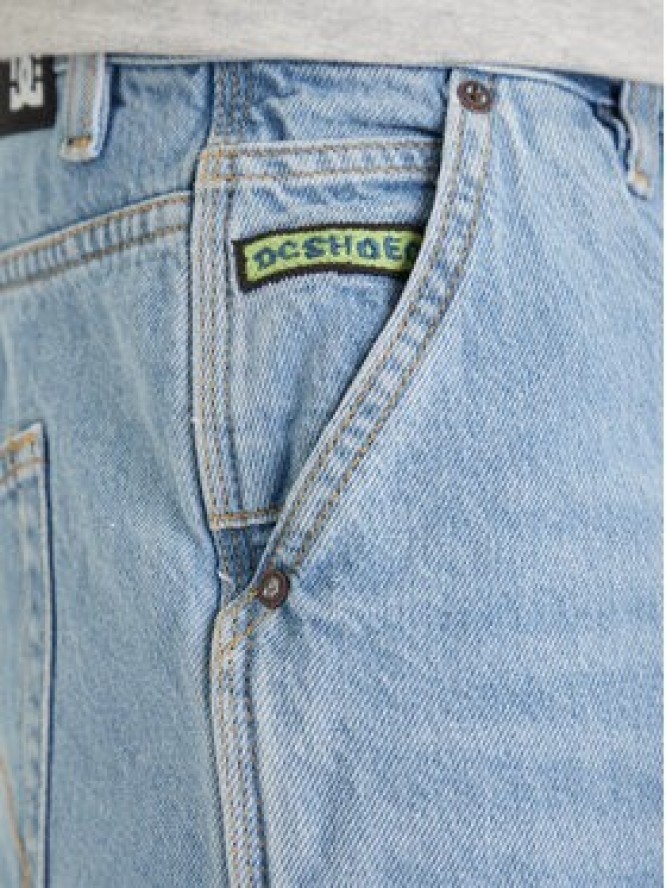 DC Shoes Szorty jeansowe EDYDS03037 Błękitny Baggy Fit