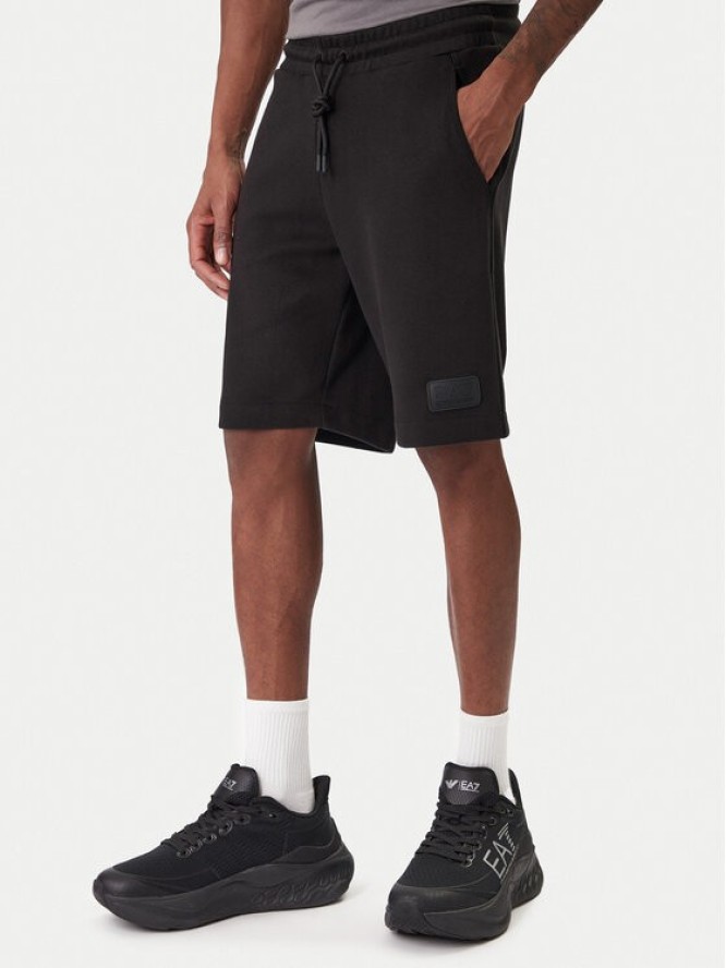EA7 Emporio Armani Szorty sportowe 7M001365 AF22262 UC001 Czarny Regular Fit