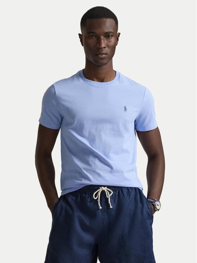 Polo Ralph Lauren T-Shirt 710671438020 Niebieski Slim Fit