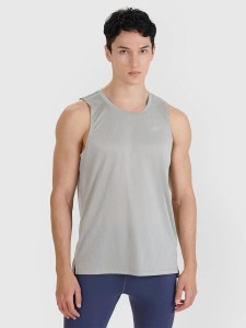 T-SHIRT MĘSKI 4F KOSZULKA TANK TOP SZYBKOSCHNĄCA DO