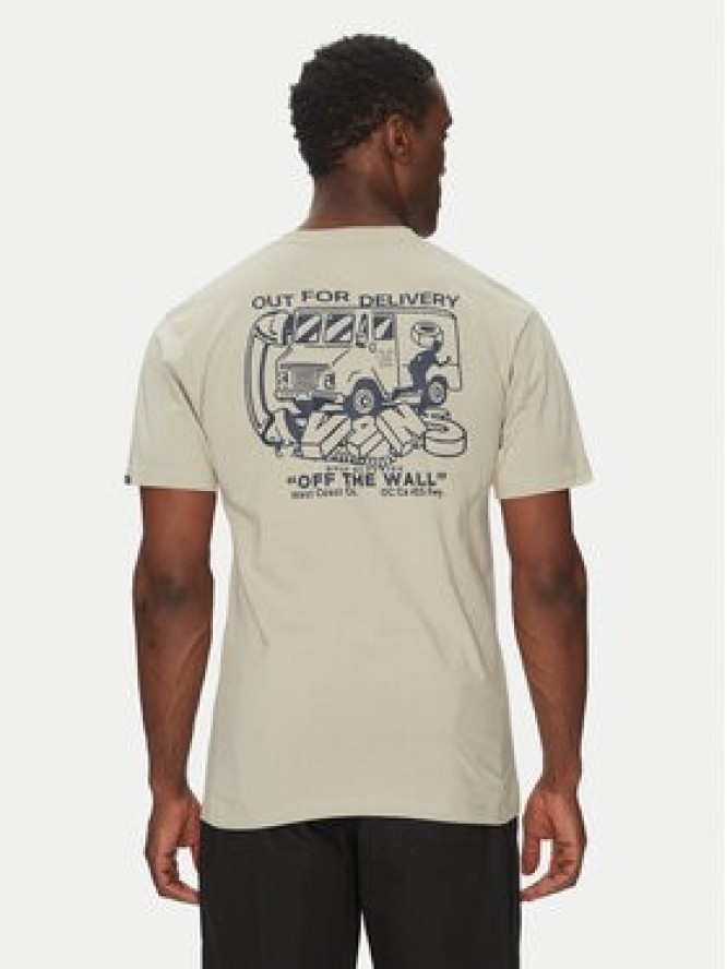 Vans T-Shirt Next Stop VN000NHPZUJ1 Beżowy Regular Fit