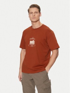 Jack & Jones T-Shirt Boston 12273400 Brązowy Relaxed Fit