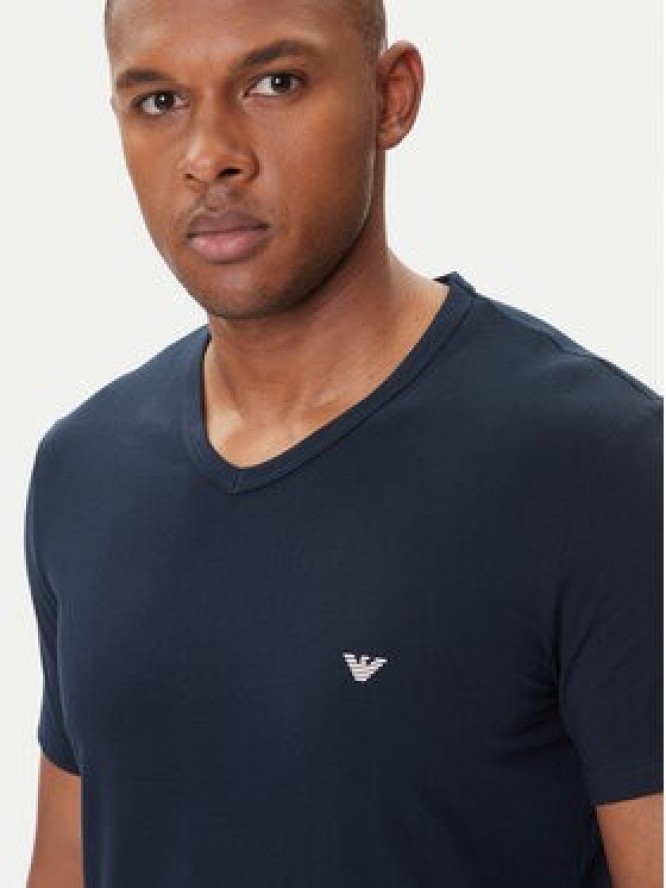 Emporio Armani Underwear Komplet t-shirtów EM000392 AF14132 MB143 Granatowy Regular Fit