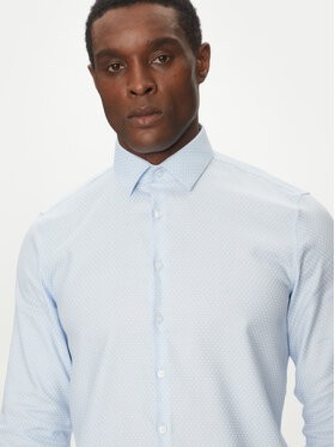 Calvin Klein Koszula K10K114360 Błękitny Slim Fit
