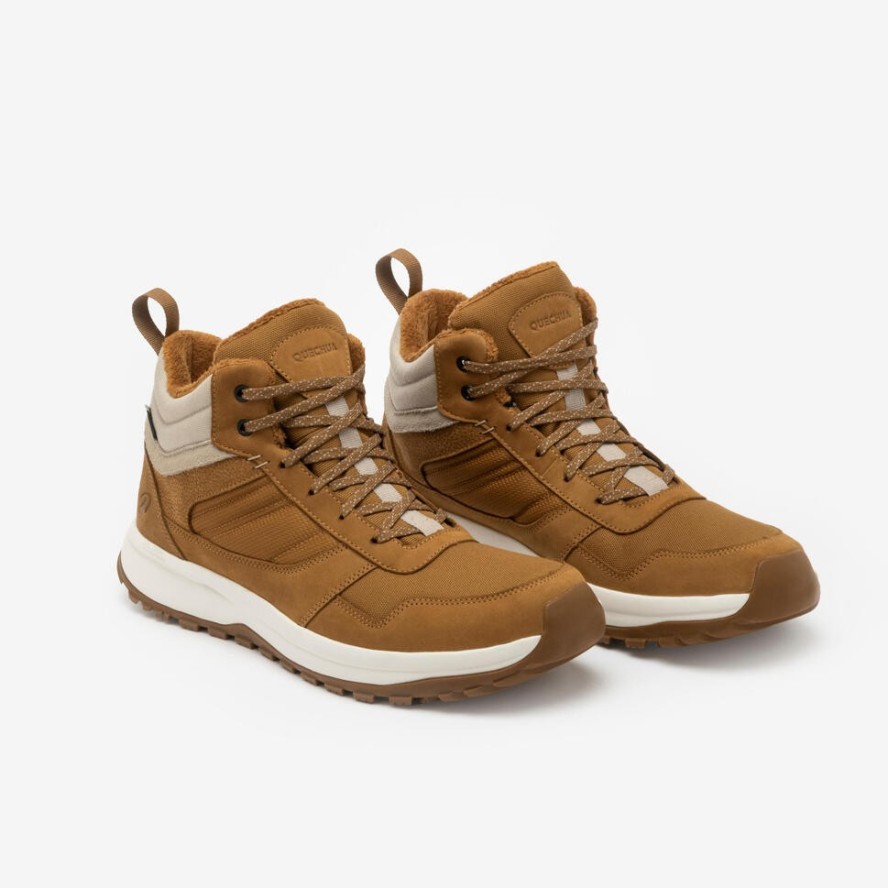 Buty turystyczne męskie Quechua NH500 skóra