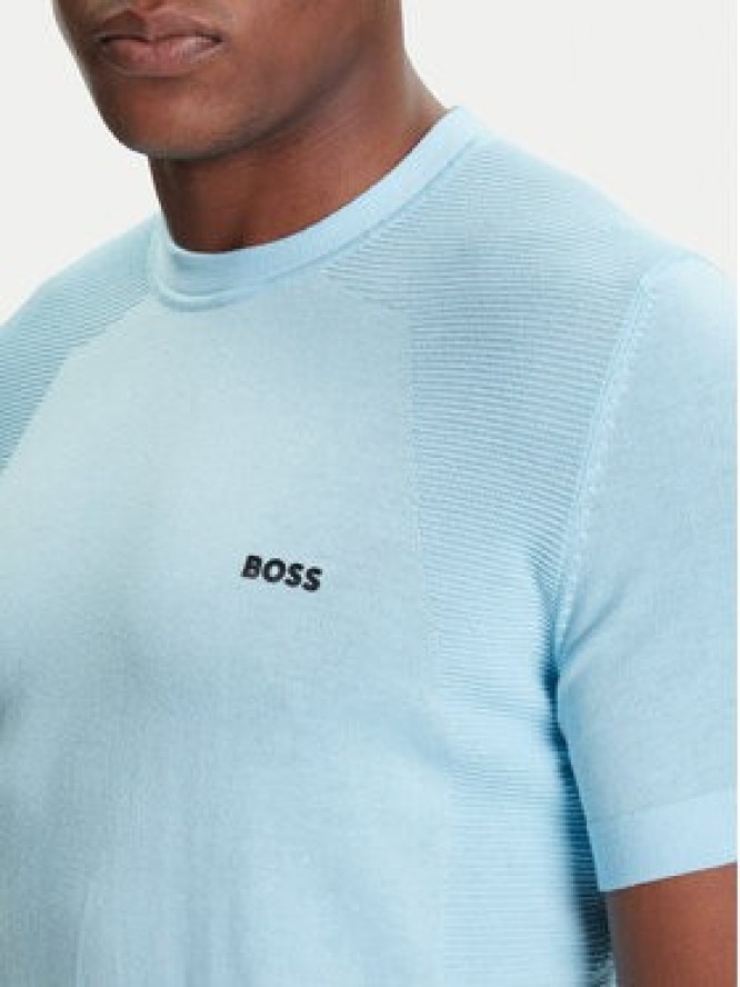 BOSS T-Shirt K_Momentum 50541952 Błękitny Regular Fit