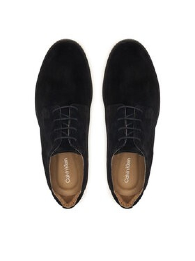 Calvin Klein Półbuty Ess Rubber Derby HM0HM02269 Czarny