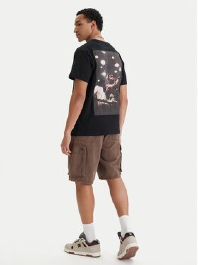 RVCA T-Shirt Va X Ali Ringside 23A353527 Czarny Regular Fit