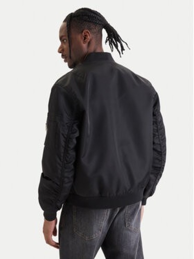 HUGO Kurtka bomber Badam2611 50552650 Czarny Regular Fit