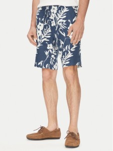 Tommy Hilfiger Szorty materiałowe Harlem MW0MW38847 Granatowy Regular Fit