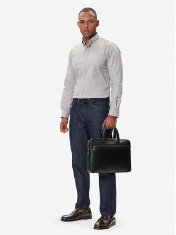 Tommy Hilfiger Torba na laptopa Th Woven Computer Bag AM0AM13660 Czarny