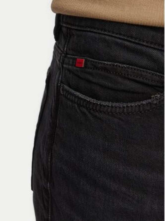 HUGO Jeansy 50561271 Czarny Slim Fit