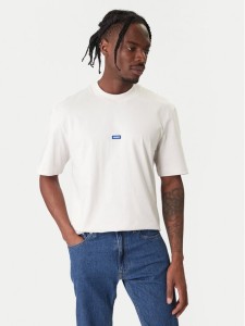 HUGO T-Shirt Nieros 50509991 Biały Regular Fit