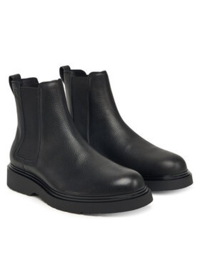 Calvin Klein Sztyblety Combat Ess Chelsea Boot Lth YM0YM01374 Czarny