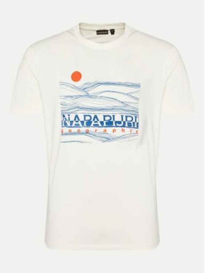 Napapijri T-Shirt S-Buti NP0A4INM Biały Regular Fit