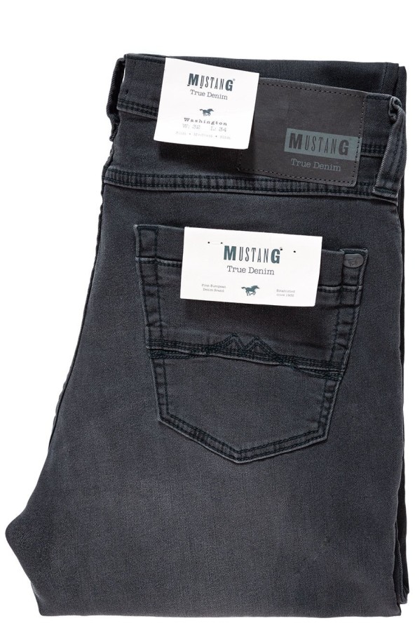 SPODNIE MĘSKIE MUSTANG Washington DENIM BLACK 1007655 4000 780