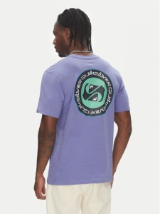 Quiksilver T-Shirt Circle Back Ss EQYZT08054 Fioletowy Regular Fit