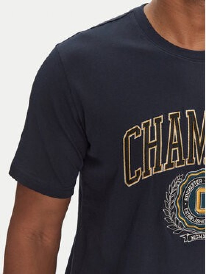 Champion T-Shirt 221174 Granatowy Regular Fit