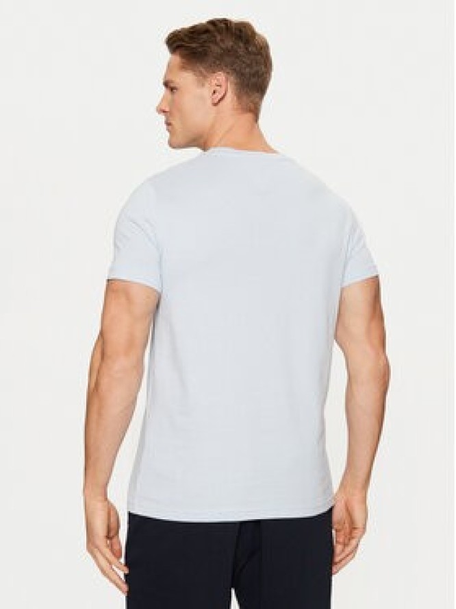 Tommy Hilfiger T-Shirt Tommy Logo MW0MW11797 Błękitny Regular Fit