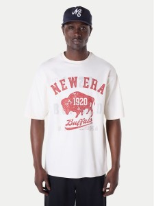 New Era T-Shirt 60596287 Biały Regular Fit