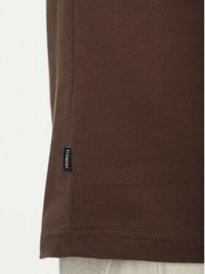 Element T-Shirt ELYZT00512 Brązowy Relaxed Fit