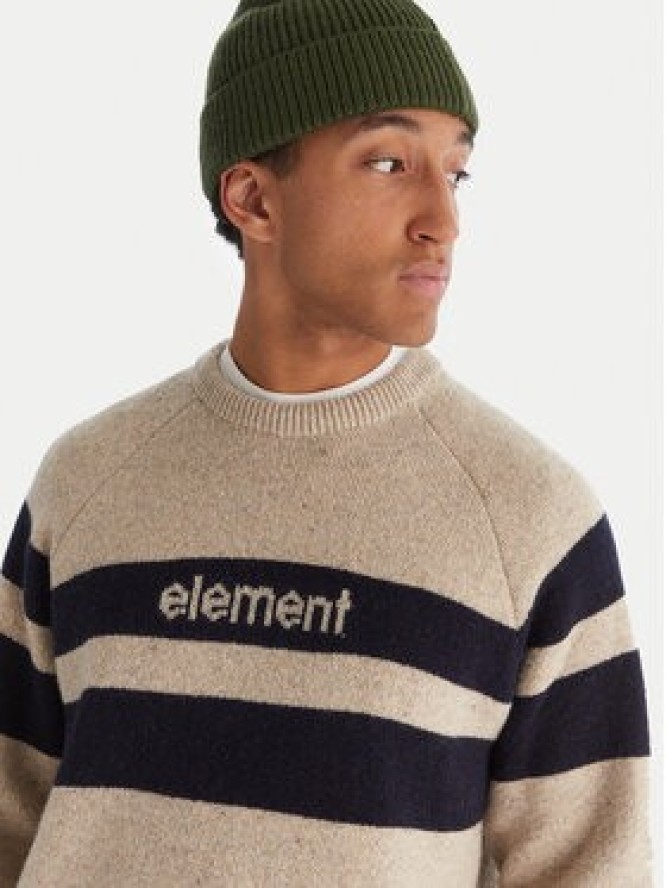 Element Sweter 2000s RIB CR ELYSW00128 Beżowy Regular Fit