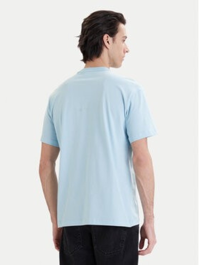 Versace Jeans Couture T-Shirt 80GAHT01 CJ00T Niebieski Regular Fit