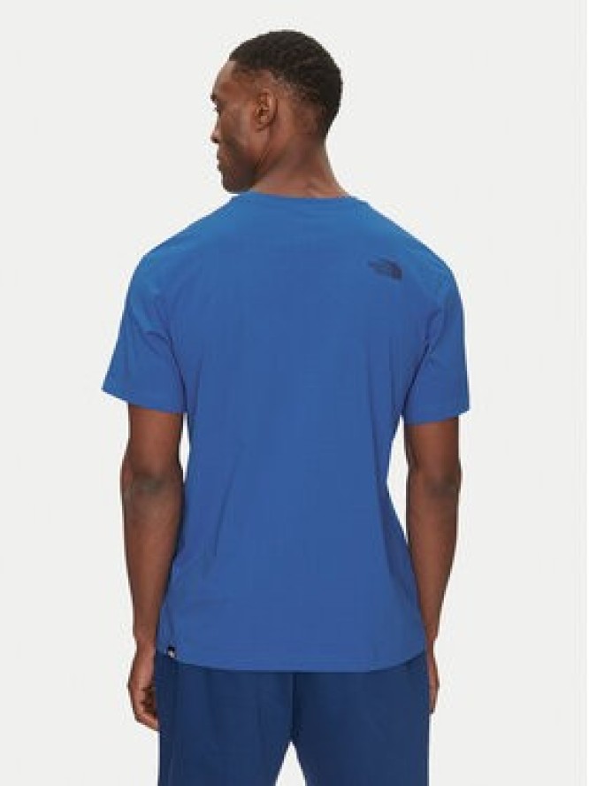 The North Face T-Shirt Easy NF0A8A6C Niebieski Regular Fit