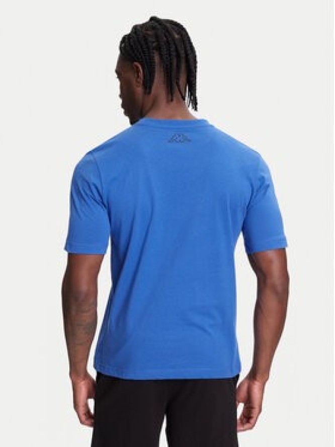 Kappa T-Shirt 351U8JW 741 Niebieski Regular Fit