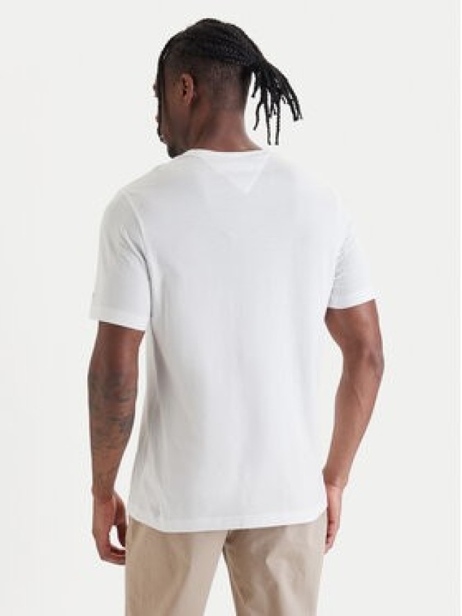 Tommy Hilfiger T-Shirt Brand Love MW0MW42365 Biały Regular Fit
