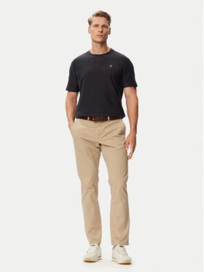 Beverly Hills Polo Club T-Shirt P-SS26M-TS0002 Granatowy Regular Fit