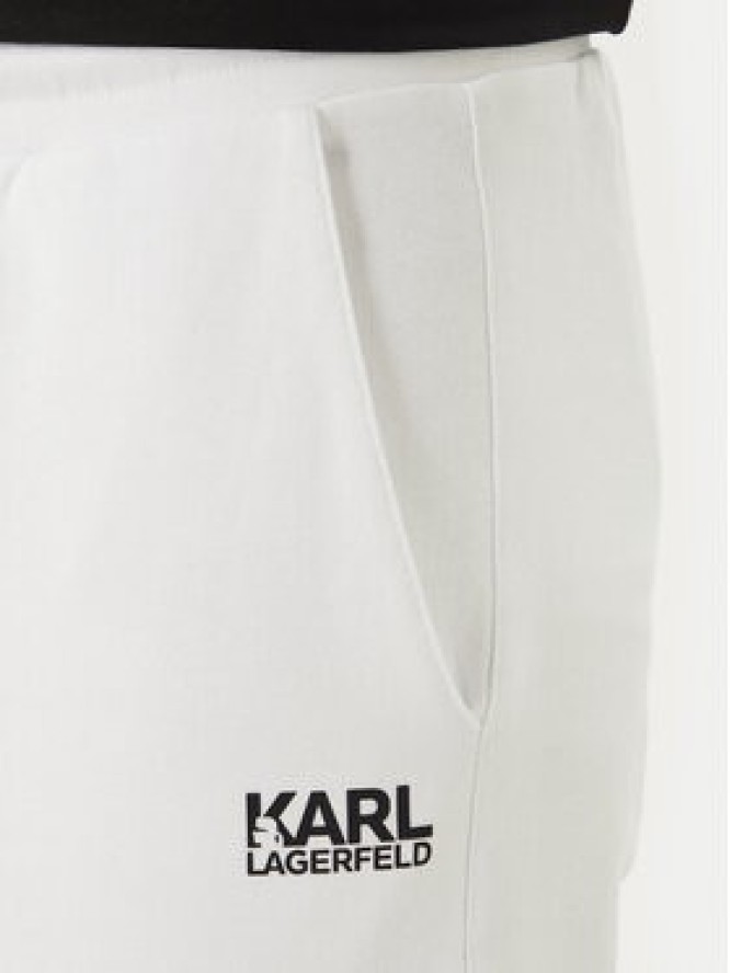 KARL LAGERFELD Szorty sportowe 705783 562917 Biały Regular Fit