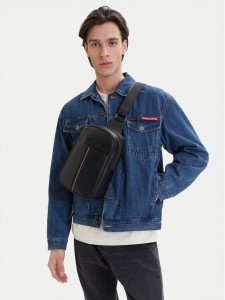 Tommy Hilfiger Saszetka Th Central Slingpack AM0AM14170 Czarny